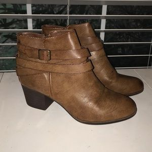 Brown booties